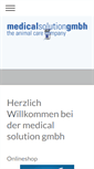 Mobile Screenshot of medical-solution.ch